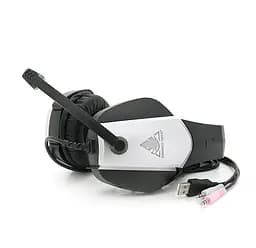 Ігрові навушники з мікрофоном Jedel HG220 Black-Silver - мініатюра 3