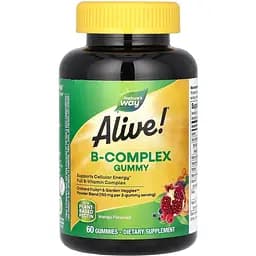 Комплекс вітамінів В Nature's Way Alive ! 60 таблеток
