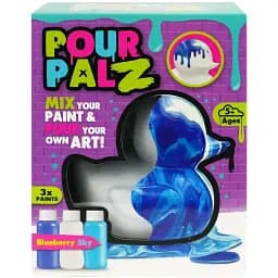 Набор для творчества ToyMonster Pour Palz Флюид Арт Утенок Черническое небо (GS-G26261A)