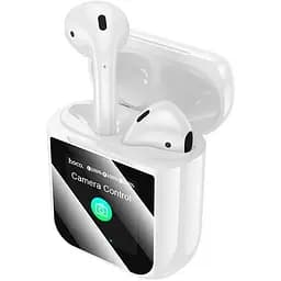 Бездротові навушники Hoco EW80 Magnificent true wireless touch screen BT headset, BT5.4, 30mAh, 300mAh, 4h, white