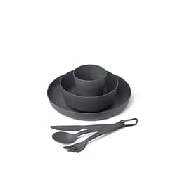 Набір посуду Sea to Summit Camp Dinnerware Set w/ Mesh Sack [6 Piece] Темно-сірий