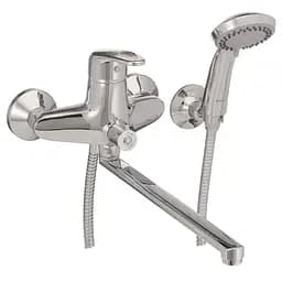 Смеситель для ванны Haiba Magic 006 с серой ручкой HB0692 Хром