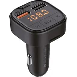 FM модулятор Armorstandart ASF1 18W QC3.0 2xUSB black (ARM82826)