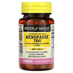 Комплекс екстрактів Mason Natural Menopause Trio, 30 каплет для зменшення припливів