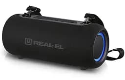 Портативна колонка REAL-EL RX725 15 W Bluetooth TWS, RGB, Black - мініатюра 4