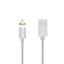 USB Cable Hoco U16 Magnetic Absorption iPhone 6 Silver 1m