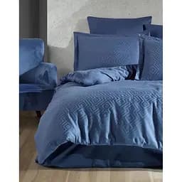 Постільна білизна Tivolyo Home Metis Indigo Жаккард Tivoli Home pbe0051553