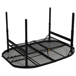 Стіл Bo-Camp Northgate Oval 120x80 cm Black/Grey (1404187) - мініатюра 2