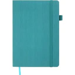 Блокнот деловой Buromax Color Tunes А5 96 л. в клеточку обложка из искусственной кожи бирюзовый (BM.295100-06)