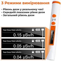 Дозиметр ручка портативний HFS-P3 лічильник Гейгера радіометр радіації під'єднаний - мініатюра 5