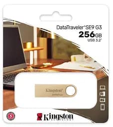 Флешка металева Kingston DT SE9 G3 256 GB USB 3.2 DTSE9G3/256GB - мініатюра 5