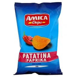 Чипси Amica зі смаком паприки 100 г (801527)