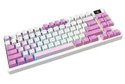 Клавіатура MSI FORGE GK600 TKL W VIOLET 83key USB-A/Wireless EN/UKR/RU RGB Violet (S11-43UAQ01-HH9) - мініатюра 2