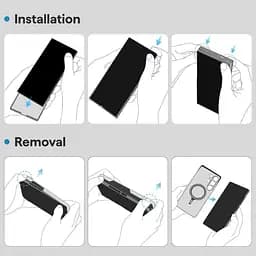 Чохол Pitaka MagEZ Ultra-Slim Classic Twill 600D для Samsung Galaxy S25 Ultra Black/Grey (KS2501U) [128411] - мініатюра 11