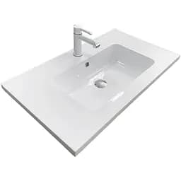 Раковина Adamant умывальник FLATE искусственный камень прямоугольная