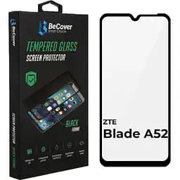 Захисне скло BeCover для ZTE Blade A52 Black (708755)