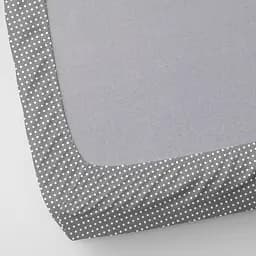 Набір простирадл на резинці Cosas Zigzag & Dots 60х120х12 см (SetSheet_ZigBlueGrey_DropGWhite_120x60) - мініатюра 8
