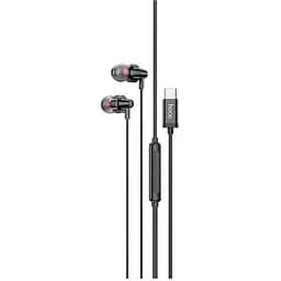 Проводные вакуумные наушники Hoco M90 Type-C Delight wired digital earphone with microphone, 1.2m, black