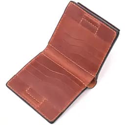 Чоловічий шкіряний гаманець Grande Pelle 9.5х10х1.5 см acs0024006 - мініатюра 4