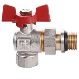 Кран кульовий кутовий з американкою Water Valve Q003 NV-V124 1/2″ ЗB