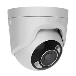 IP-відеокамера 8Mp Ajax TurretCam HL (8 Mp/4 mm) White f=4mm, ІЧ+LED-підсвічування, з мікрофоном (26-00673) - мініатюра 2