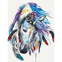 Картина по номерам "Загадковий кінь" 11665 30 x 40