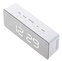 Будильник з світлодіодним зеркальним дисплеєм на USB Adler AD 1189 - мініатюра 3