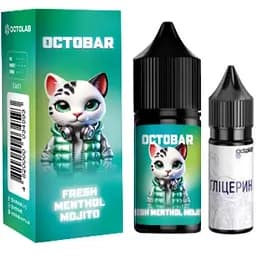 Набор компонентов для самозамеса солевой заправки Octobar NFT 10 мл Fresh Menthol Mojito 50 мг (19066)