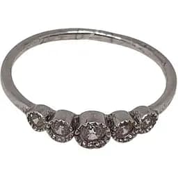 Серебряное кольцо Qvaliz Корона с фианитами. 90101022 17