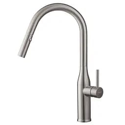 Смеситель для кухни с выдвижным изливом Koer KI-70004-02 KR3385 Нержавеющая сталь