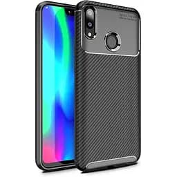 Чохол-накладка iPaky Carbon Fiber Series/Soft TPU Case HuAwei Y9 2019 Black