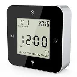 Годинник настільний Technoline WT344 Black/Silver (WT344) - мініатюра 2