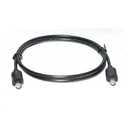 Кабель мультимедійний Optical Toslink M-M 2m black REAL-EL (EL123500037) - мініатюра 2