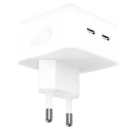 МЗП Brand_A_Class 35W Dual Mini Power Adapter for Apple (2USB-C) (AA) (box) White