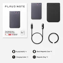 Цифровий диктофон PLAUD AI Note Black (NB-100-BL) - мініатюра 9