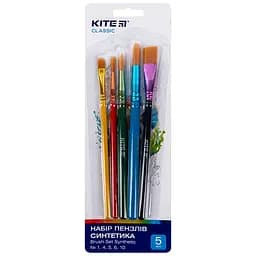 Набір пензлів Kite Classic синтетика 5 шт. (K-332)