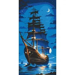 Картина по номерам Жемчужина ночи 10566-AC 40x80 см