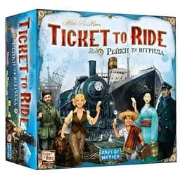 Настольная игра Lords of Boards Билет на поезд: Рельсы и паруса (Ticket to Ride: Rails & Sails) (укр.) (LOB2333UA)
