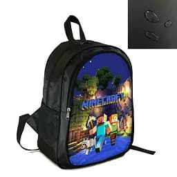 Рюкзак городской/школьный 38×28см с принтом Minecraft Крипер детский, подростковый, спортивный (4166)
