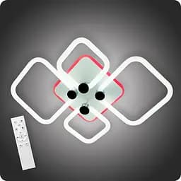 Люстра светодиодная 517 Light 3color с пультом 68Вт Белый (01927)