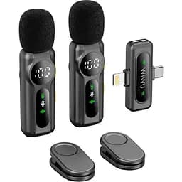 Мікрофонна радіосистема WiWU Wi-WM007 USB-C/Lightning [156421] - мініатюра 5