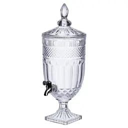 Лимонадниця Topaz Crystal 5л із краном HP-19-294 глек диспенсер для напоїв прозорий Yiwu HP-19-294