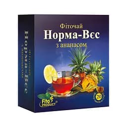 Фіточай "Норма-вєс" з ананасом , 20 ф/п