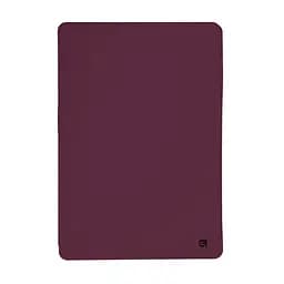 Чохол-книжка для планшета Samsung Galaxy Tab S9 Plus (SM-X810/X816B/X818U)/S9 FE+ (SM-X610/X616)/S10 Plus (SM-X820/X826), Smart Fold Pen, бордовий, 12.4 дюймів, з екошкіри + TPU, з магнітною застібкою, підставкою, тримачем під стилус, протиударний
