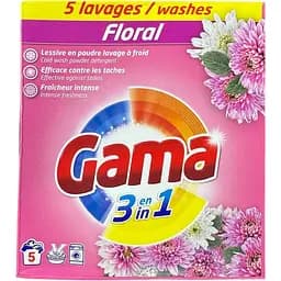Порошок Gama Floral 3в1 5 циклів прання 275 г