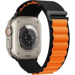 Ремінець Hoco WA20 Alpine Loop Nylon Strap для Apple Watch 38/40/41mm Black Orange [117615]
