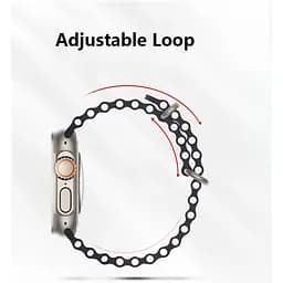Ремінець Ocean Band для Apple Watch 42/44/45/46/49mm Charcoal Gray [114390] - мініатюра 7