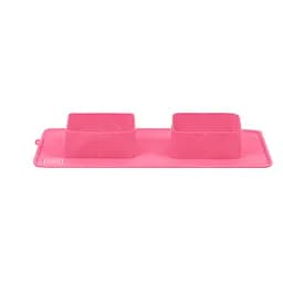 Миска складана Waudog Silicone385х230х50 мм рожевий - мініатюра 2