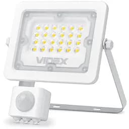 Прожектор Videx LED F2e 10W 5000K з датчиком руху та освітленості (VL-F2e105W-S) - мініатюра 2
