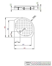 Душовий піддон Radaway Rodos B 90x90 Compact 4D99155-03 - мініатюра 3